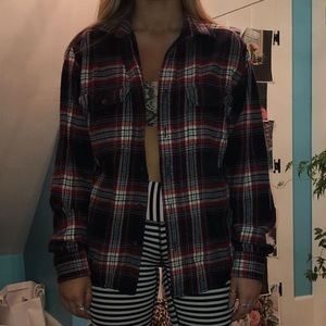men’s small thick flannel